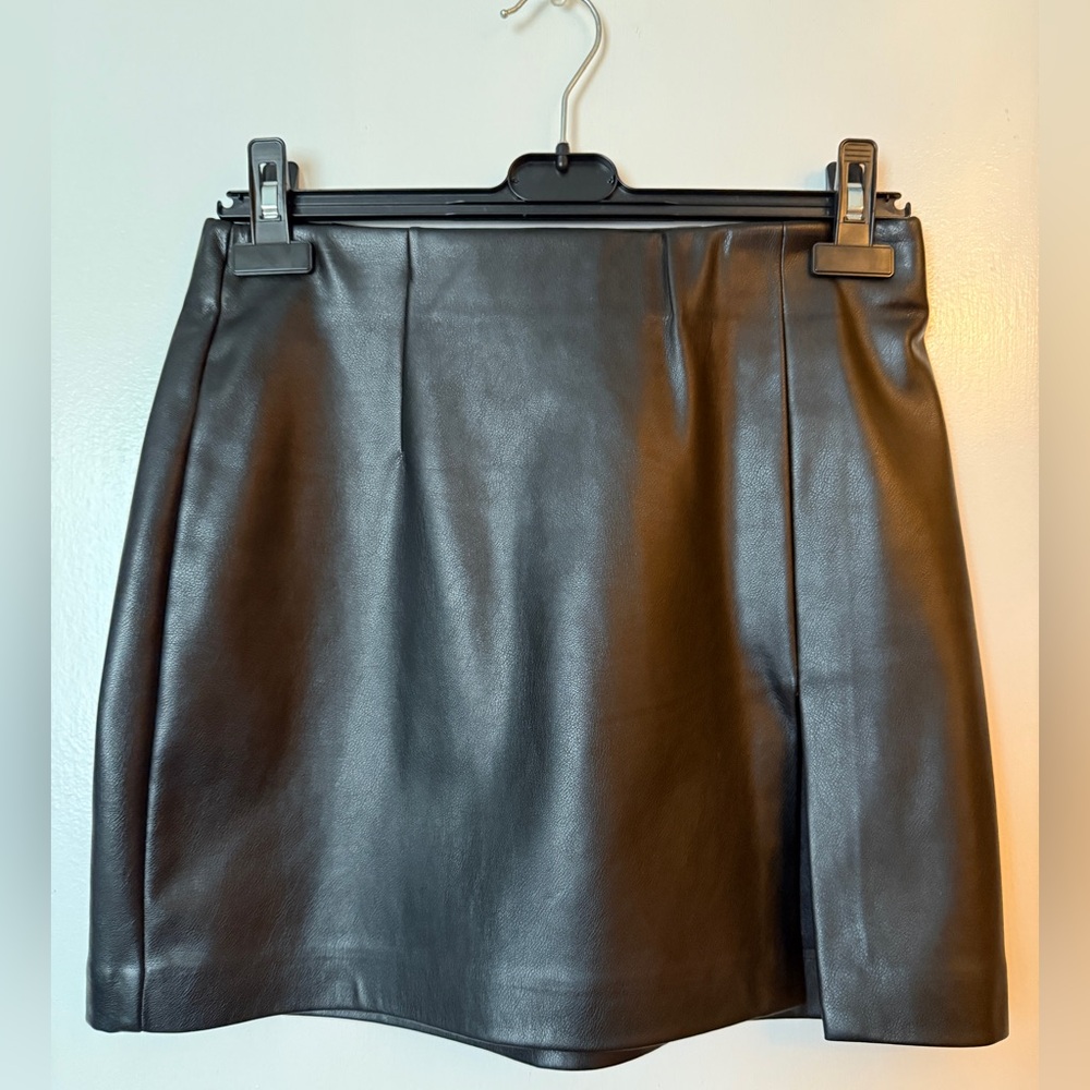 Dynamite Faux Leather Mini Skirt Size S